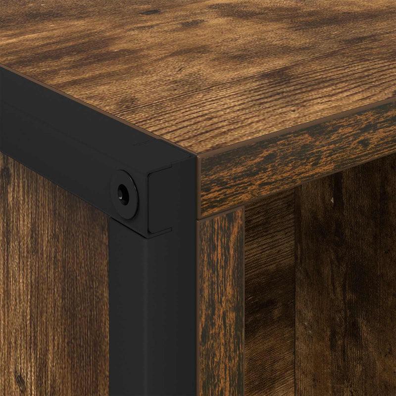 vidaXL Könyvespolc 2 pcs Füstös tölgy 99,5 x 30 x 108,5 cm Faanyag