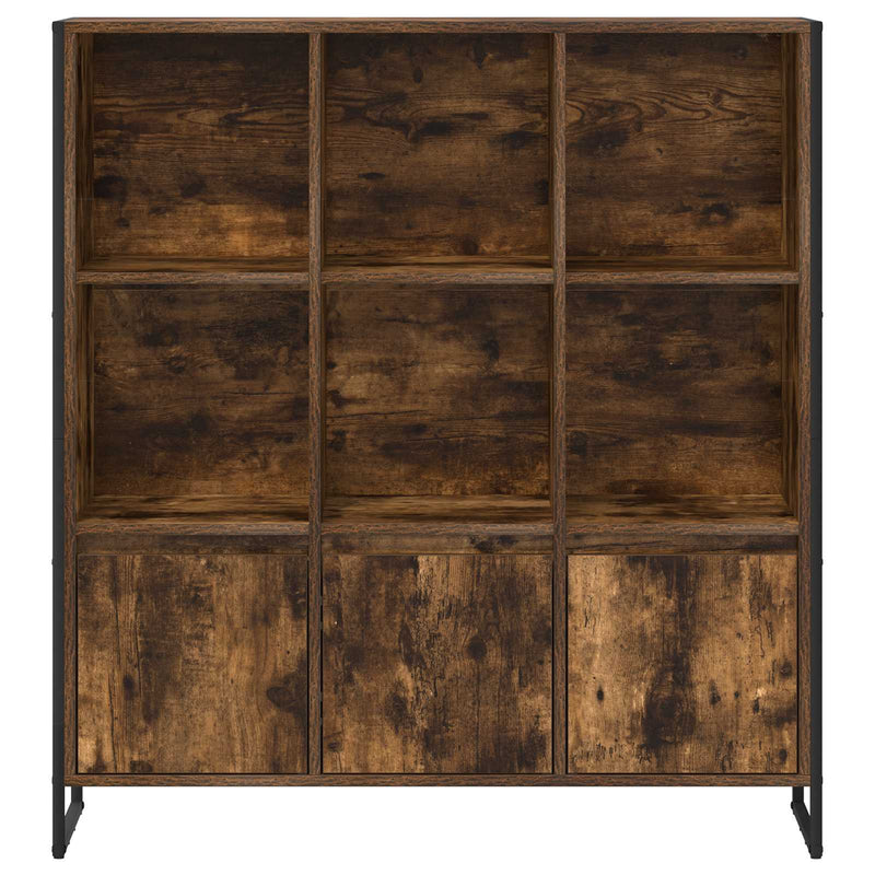 vidaXL Könyvespolc 2 pcs Füstös tölgy 99,5 x 30 x 108,5 cm Faanyag