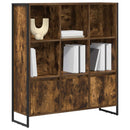 vidaXL Könyvespolc 2 pcs Füstös tölgy 99,5 x 30 x 108,5 cm Faanyag