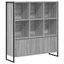 vidaXL Könyvespolc 2 pcs Szürke Sonoma 99,5 x 30 x 108 cm Faanyag