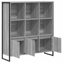 vidaXL Könyvespolc 2 pcs Szürke Sonoma 99,5 x 30 x 108 cm Faanyag