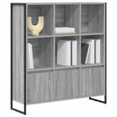 vidaXL Könyvespolc 2 pcs Szürke Sonoma 99,5 x 30 x 108 cm Faanyag