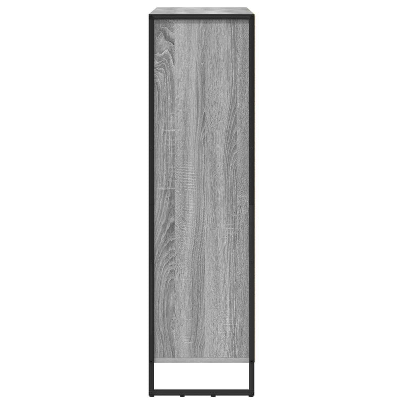 vidaXL Könyvespolc 2 pcs Szürke Sonoma 99,5 x 30 x 108,5 cm Faanyag