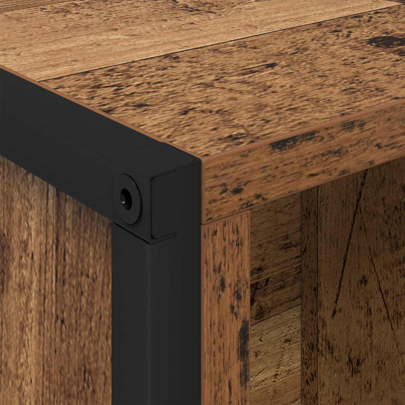 vidaXL Könyvespolc 2 pcs Öreg fa 99,5 x 30 x 108,5 cm Faanyag