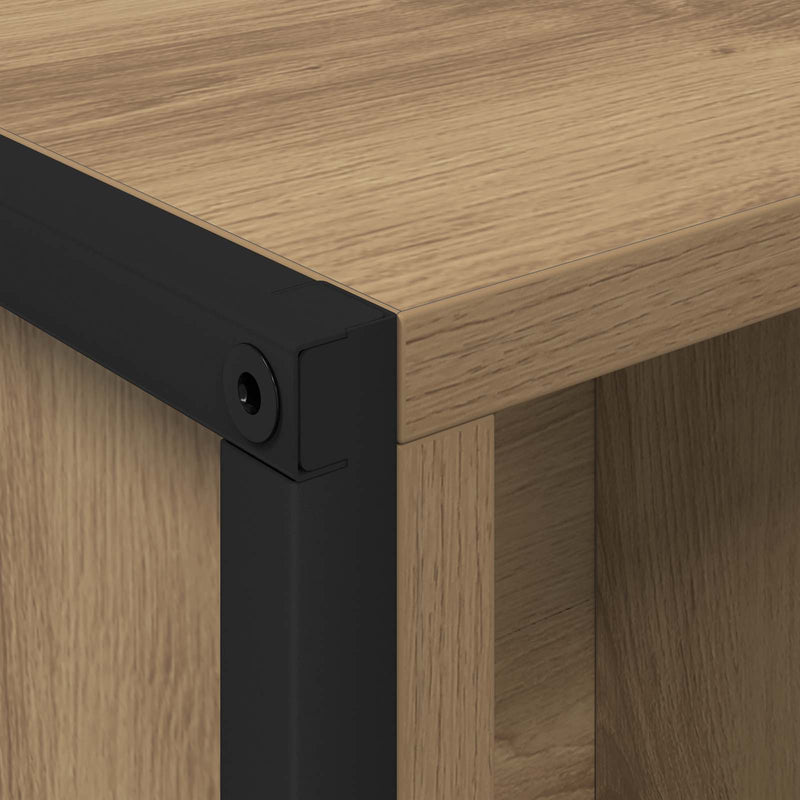 vidaXL Könyvespolc 2 pcs Művészi tölgy 99,5 x 30 x 108,5 cm Faanyag