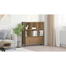vidaXL Könyvespolc 2 pcs Művészi tölgy 99,5 x 30 x 108 cm Faanyag