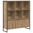 vidaXL Könyvespolc 2 pcs Művészi tölgy 99,5 x 30 x 108 cm Faanyag