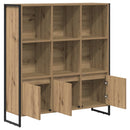 vidaXL Könyvespolc 2 pcs Művészi tölgy 99,5 x 30 x 108 cm Faanyag