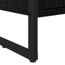 vidaXL Magas szekrények Fekete tölgy 60 x 36 x 200 cm Faanyag