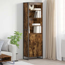 vidaXL Magas szekrények 2 pcs Füstös tölgy 60 x 36 x 300 cm Faanyag