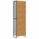 vidaXL Magas szekrények 2 pcs Szürke Sonoma 60 x 36 x 300 cm Faanyag