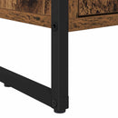 vidaXL Magas szekrények Öreg fa 60 x 36 x 200 cm Faanyag