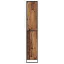 vidaXL Magas szekrények Öreg fa 60 x 36 x 200 cm Faanyag