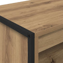 vidaXL Magas szekrények 2 pcs Művészi tölgy 60 x 36 x 300 cm Faanyag