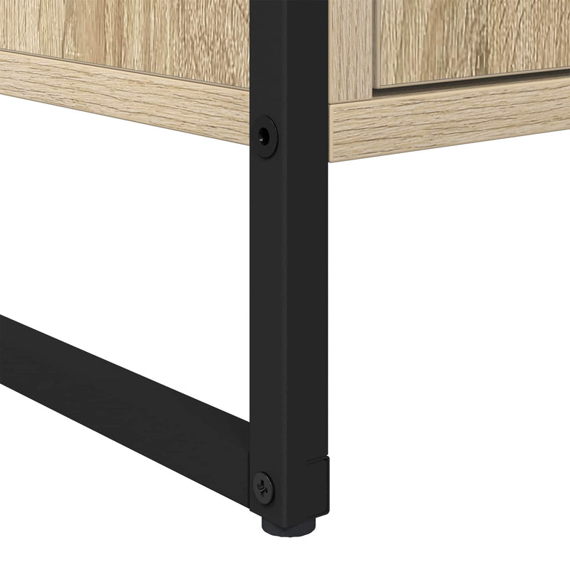 vidaXL Széf fiókkal 2 pcs Sonoma 81 x 36 x 150.5 cm Faanyag