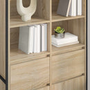 vidaXL Széf fiókkal 2 pcs Sonoma 81 x 36 x 150.5 cm Faanyag