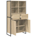 vidaXL Széf Sonoma 81 x 36 x 150.5 cm Faanyag