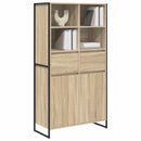 vidaXL Széf Sonoma 81 x 36 x 150.5 cm Faanyag