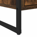 vidaXL Széf fiókkal 2 pcs Füstös tölgy 81 x 36 x 150.5 cm Faanyag