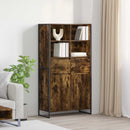 vidaXL Széf Füstös tölgy 81 x 36 x 150.5 cm Faanyag