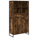 vidaXL Széf Füstös tölgy 81 x 36 x 150.5 cm Faanyag