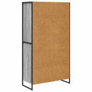 vidaXL Széf fiókkal 2 pcs Szürke Sonoma 81 x 36 x 150.5 cm Faanyag