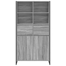 vidaXL Széf Szürke Sonoma 81 x 36 x 150.5 cm Faanyag