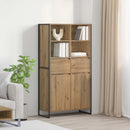 vidaXL Széf Művészi tölgy 81 x 36 x 150.5 cm Faanyag