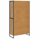vidaXL Széf Művészi tölgy 81 x 36 x 150.5 cm Faanyag