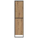 vidaXL Széf fiókkal 2 pcs Művészi tölgy 81 x 36 x 150.5 cm Faanyag