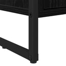 vidaXL Magas szekrények Fekete tölgy 79 x 36 x 200 cm Faanyag