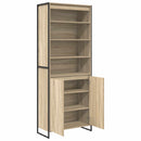 vidaXL Magas szekrények Sonoma 79 x 36 x 200 cm Faanyag