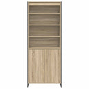 vidaXL Magas szekrények Sonoma 79 x 36 x 200 cm Faanyag