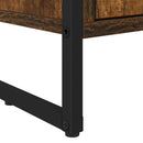 vidaXL Magas szekrények Füstös tölgy 79 x 36 x 200 cm Faanyag