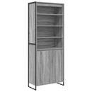 vidaXL Magas szekrények Szürke Sonoma 79 x 36 x 200 cm Faanyag