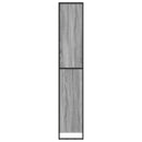 vidaXL Magas szekrények Szürke Sonoma 79 x 36 x 200 cm Faanyag