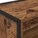 vidaXL Magas szekrények 2 pcs Öreg fa 60 x 36 x 300 cm Faanyag