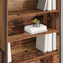 vidaXL Magas szekrények 2 pcs Öreg fa 60 x 36 x 300 cm Faanyag