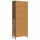 vidaXL Magas szekrények Öreg fa 79 x 36 x 200 cm Faanyag