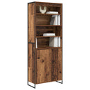 vidaXL Magas szekrények 2 pcs Öreg fa 60 x 36 x 300 cm Faanyag