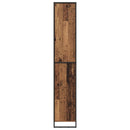 vidaXL Magas szekrények Öreg fa 79 x 36 x 200 cm Faanyag