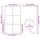 vidaXL Walk-in zuhanyfal Fekete 115 x 195 cm edzett üveg