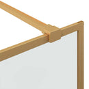 vidaXL Walk-in zuhanyfal Arany 80 x 195 cm edzett üveg