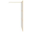 vidaXL Walk-in zuhanyfal Arany 140 x 195 cm edzett üveg