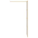 vidaXL Walk-in zuhanyfal Arany 80 x 195 cm edzett üveg