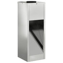 vidaXL Napelemes LED Útjelző Lámpa 2 pcs Ezüst Galvanizált