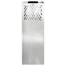 vidaXL Napelemmel működő LED ösvény világítás 2 pcs Ezüst Galvanizált