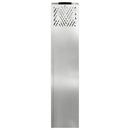 vidaXL Napelemmel működő LED ösvény világítás 2 pcs Ezüst Galvanizált