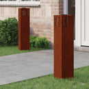 vidaXL Napelemmel működő LED ösvény világítás 2 pcs Bronz