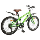 vidaXL Gyerek Bicikli 20 Hüvelyk 6-Speed 6-11 éves korig ajánlott Zöld